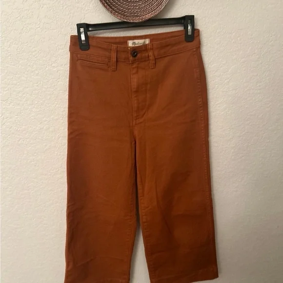 Madewell Terracotta Pants - Picture 1 of 6